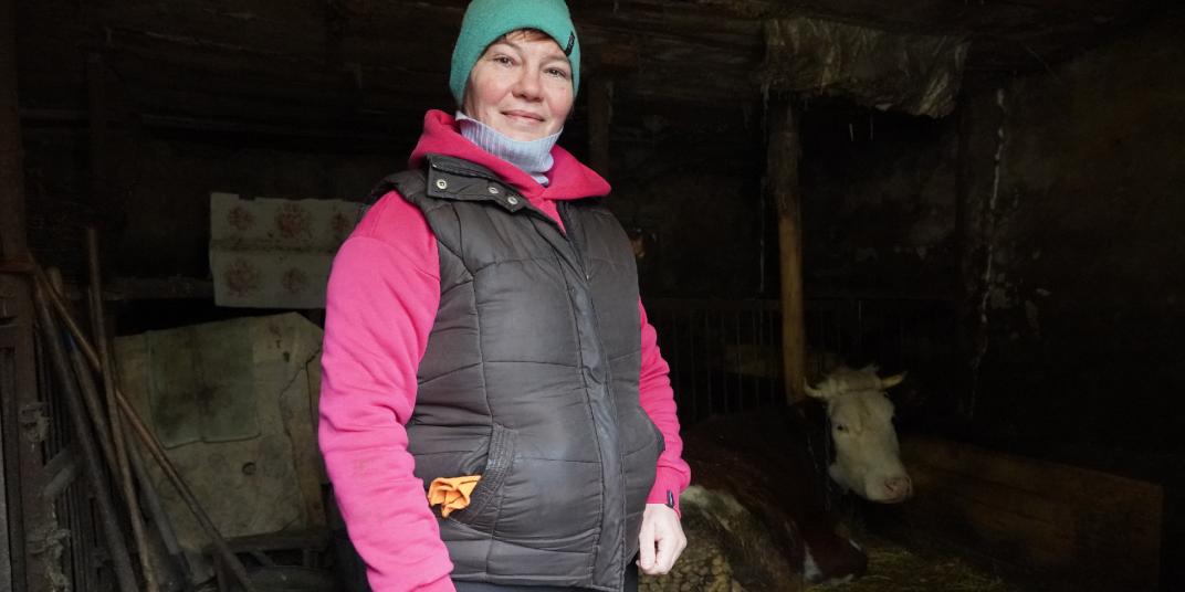 Олена та корівка