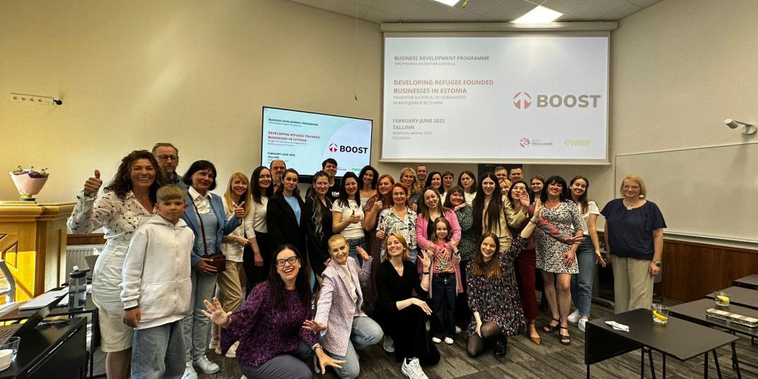 People together celebrating