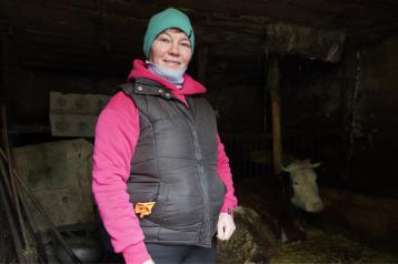 Олена та корівка